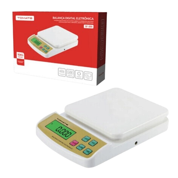 BALANÇA DIGITAL PARA COZINHA 5KG TOMATE SF-420