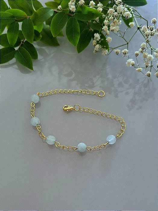 Pulseira Águamarinha