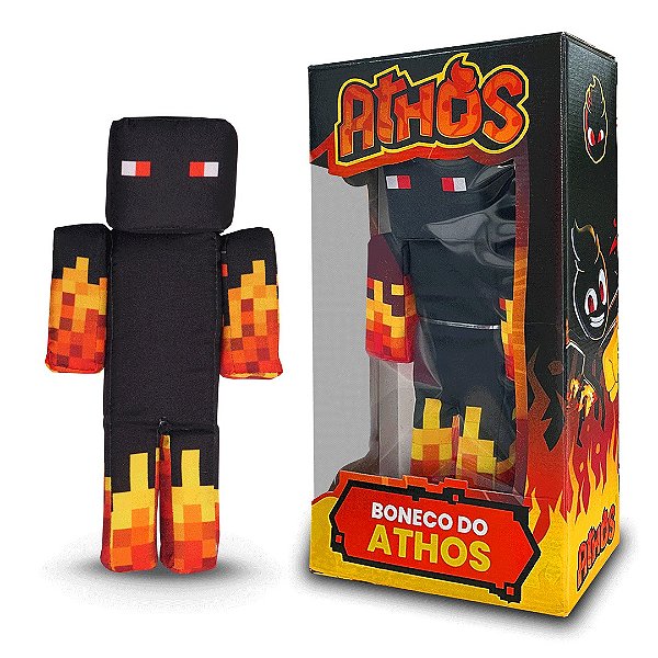 Boneco Athos r Minecraft - Curta Loja - Produtos