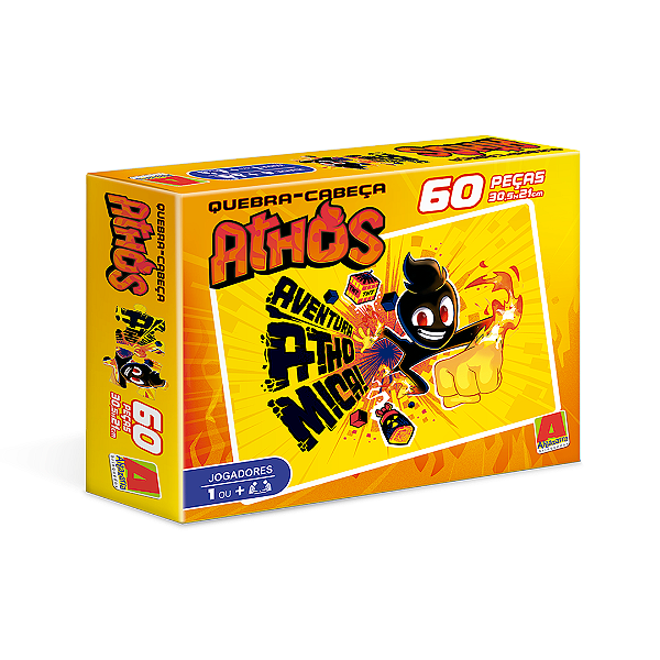 Jogo Quebra Cabeça  - 60 PCS -  Athos