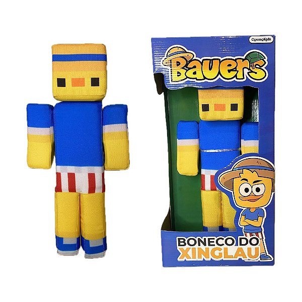Boneco Xinglau Minecraft de Espuma - 30cm