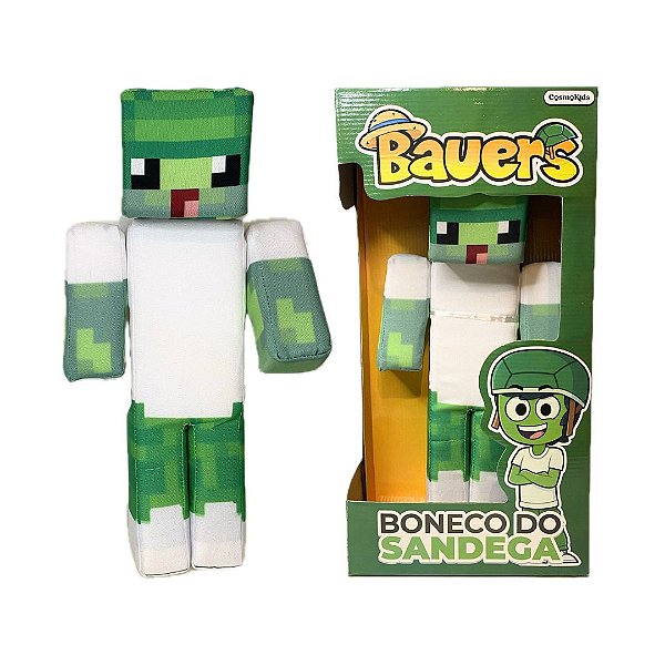 Boneco Sandega  Minecraft de Espuma - 30cm