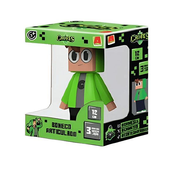 Mini Boneco em Vinil - 12cm Cadres