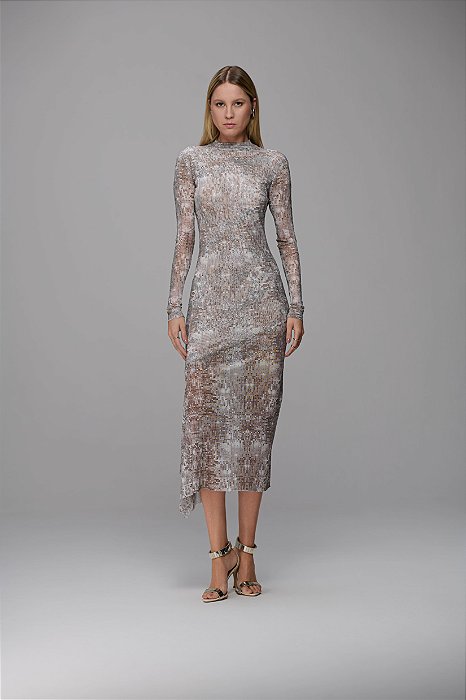 VESTIDO DE TULE MIDI TRANSFER DANDY