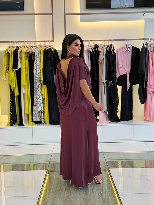 VESTIDO CAMAFEU- DECOTE COSTAS