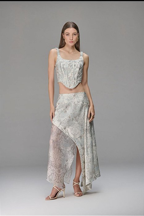 SAIA MIDI ASSIMETRICA TEXTURE