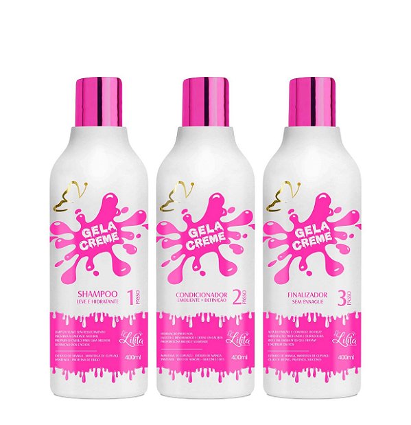 Kit Gelacreme Ultra definição Extraordinária de cachos e crespos