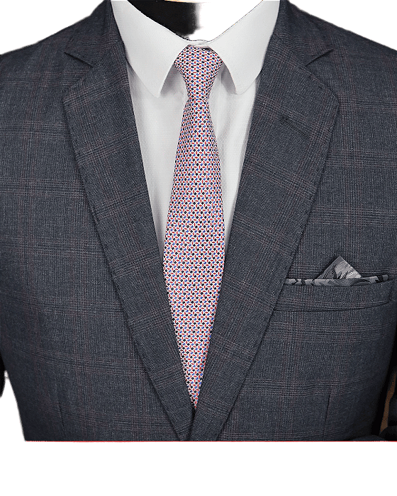 Terno Poliviscose denin xadrez