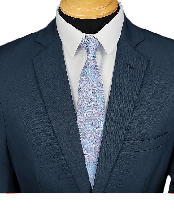 Terno microfibra marinho noite liso