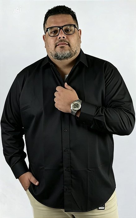 Camisa Plus Size Fibra de Bambu