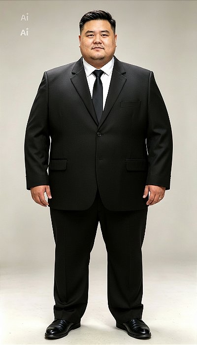 Terno Plus Size Essencial - Preto