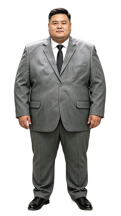 Terno Plus Size Essencial - Cinza Melange