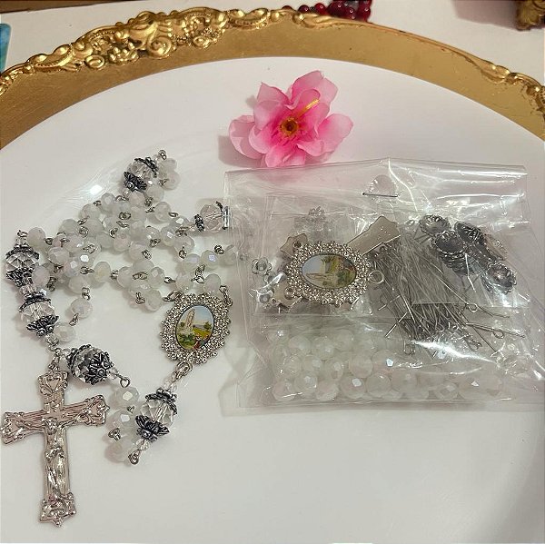 Kit montagem para 1 terço Nsra de Fatima