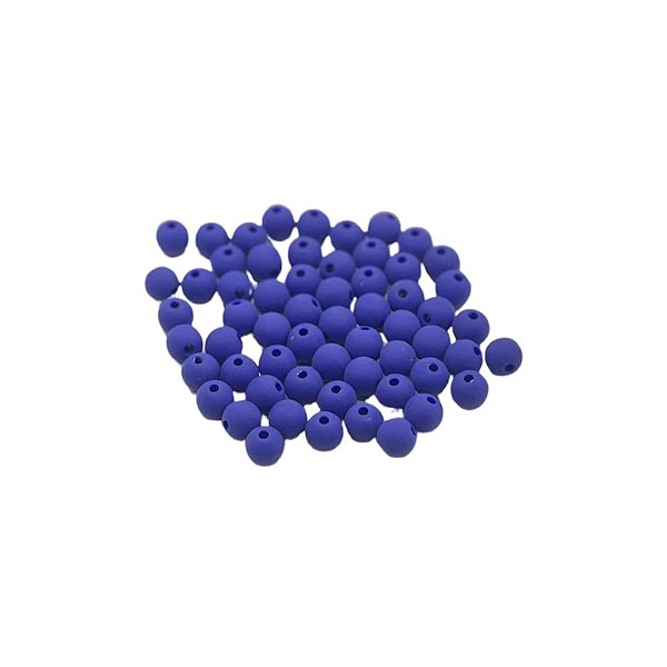Conta  Acrílica cor purpura 8mm