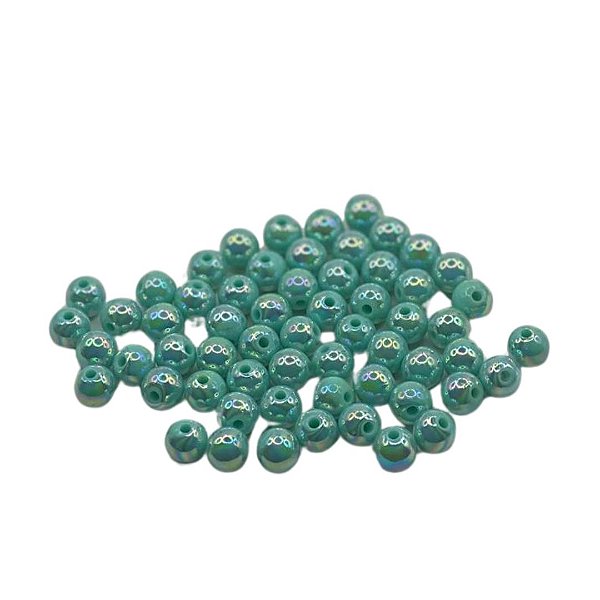 Conta Acrílica  Tiffany Cintilante 8mm