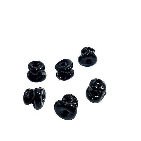 Murano preto (6 unidades)