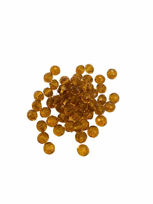 Cristal Marrom Translucido 8mm ( 60 Unid )