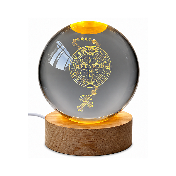 Luminária Bola São Bento 3D