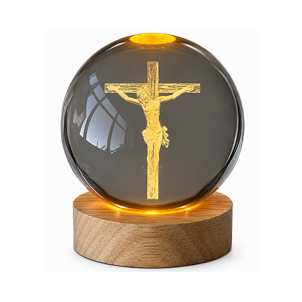 Luminária Decorativa Bola Crucifixo
