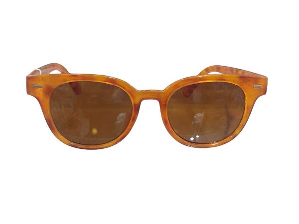 Óculos De Sol Animal Print Laranja