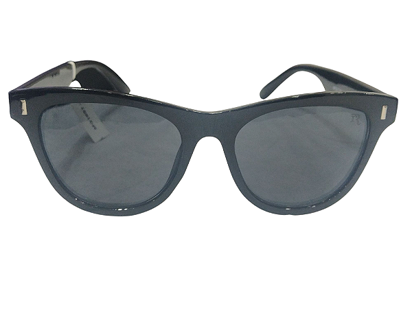 Óculos De Sol Feminino Quadrado Com Lentes Pretas