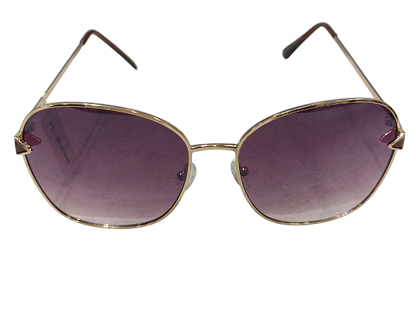 Óculos de Sol Feminino Com Armação de Metal