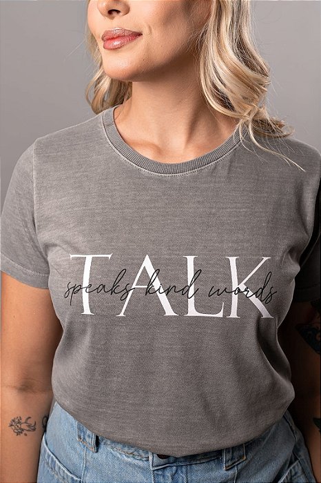 T-Shirt feminina talk