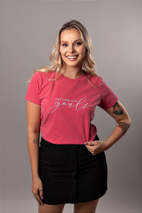 T-Shirt feminina just a girl