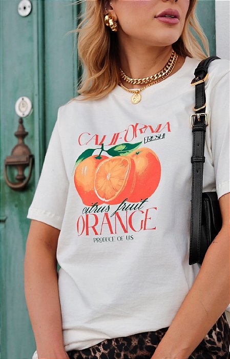 T-Shirt citrus orange