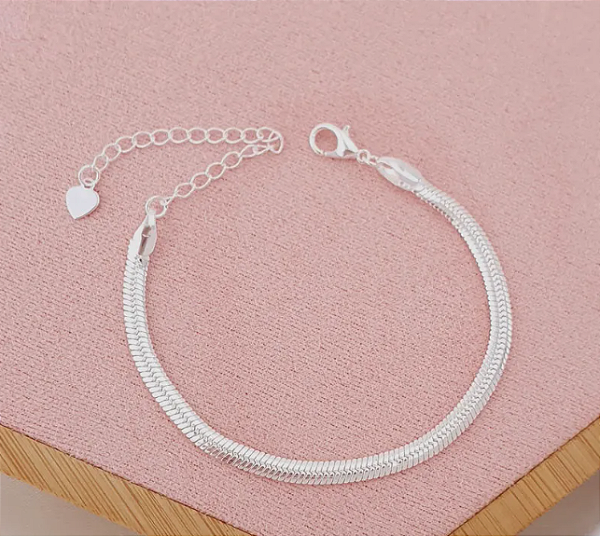 Pulseira Malha 3mm Folheada