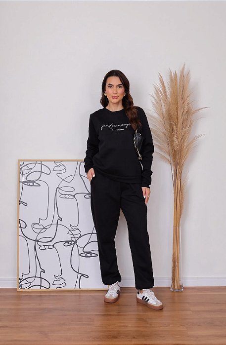 Calça de Moletom Peluciado