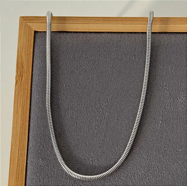 Colar Masculino em Aço 45cm