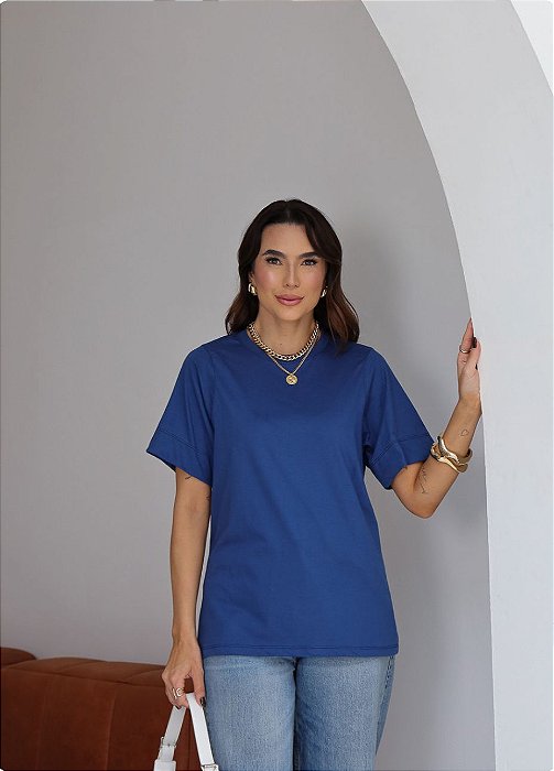 T-Shirt Básica Azul