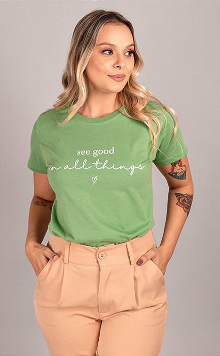 T-Shirt Feminina See Good