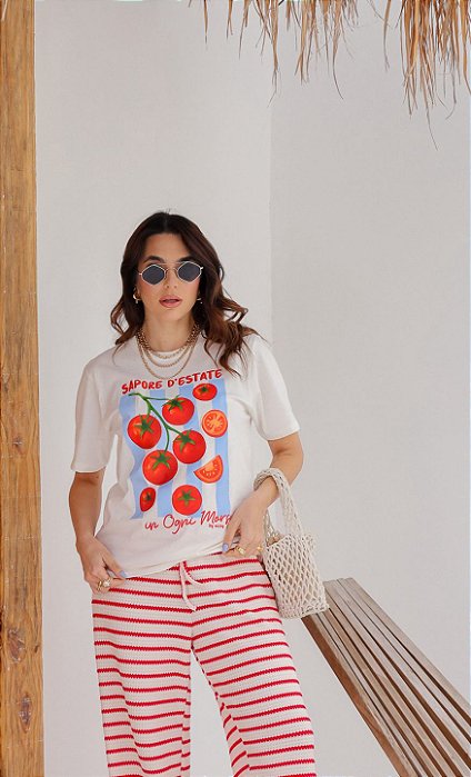 T-Shirt Feminina Tomate