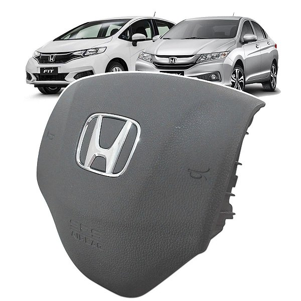 Tampa Capa Buzina Airbag Do Volante Honda HRV City Fit 2015 / 2019