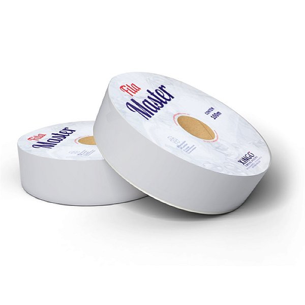 Fita Plástica Master Lisa Branca White - 32mmx50m