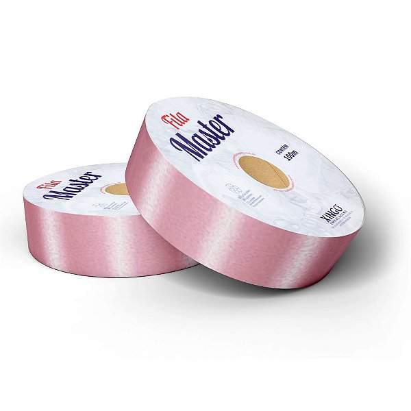 Fita Plástica Master Lisa Rosa Claro - 32mmx50m