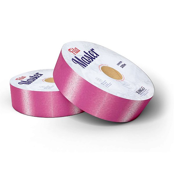Fita Plástica Master Lisa Rosa Escuro - 32mmx50m