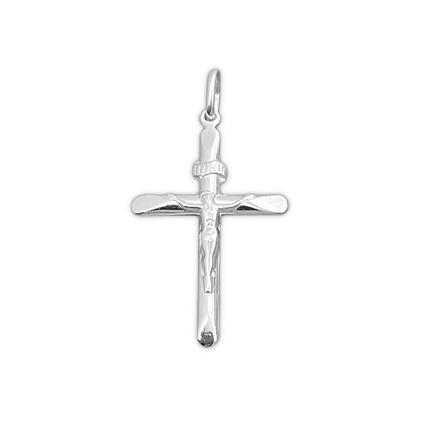 Pingente Crucifixo Jesus Cristo Prata 925 Legítima Original