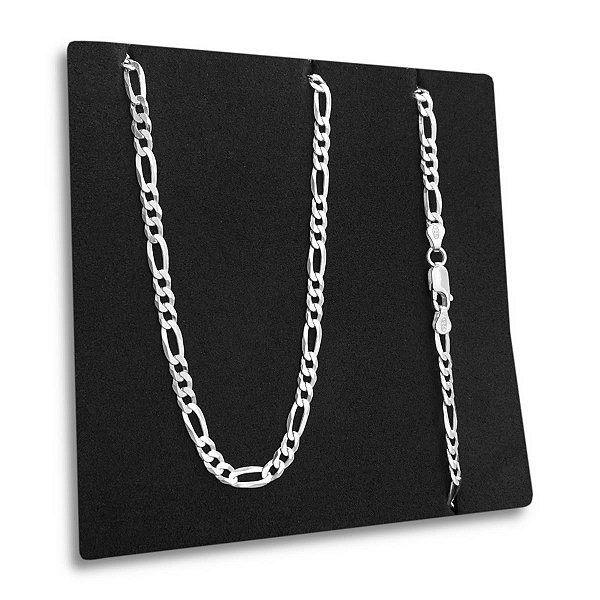 Corrente Masculina 3x1 4mm Prata 925 Original