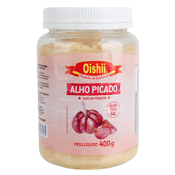 Alho Picado Sem Sal 400g