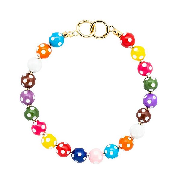 Choker Polka Dot Colorida