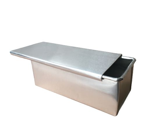 Forma Para Pão de Forma com Tampa  20 x 10 x 10  Aluminio