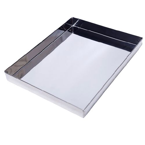 Bandeja Canto Liso 30x15x2 ( Inox)