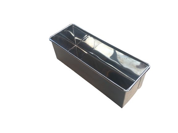 Forma Para Pão de Forma sem Tampa  30 x 10 x 10  ( Inox)