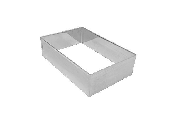 Aro Cortador  Retangular  30X20X10  (Inox)