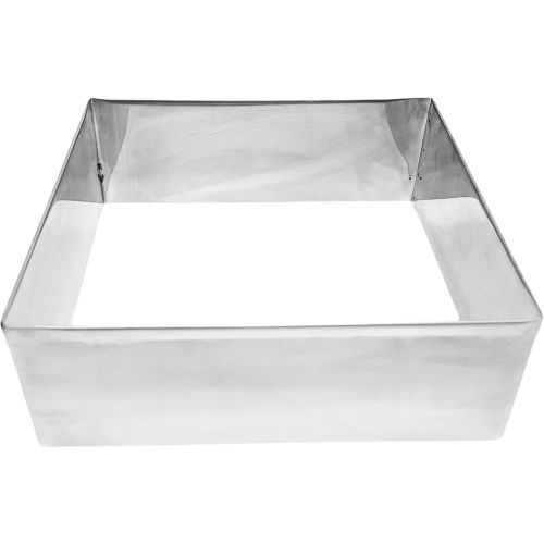 Aro Cortador Bolo Quadrado ( Inox)