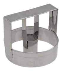 Aro Cortador Donuts com Alça ( Inox )