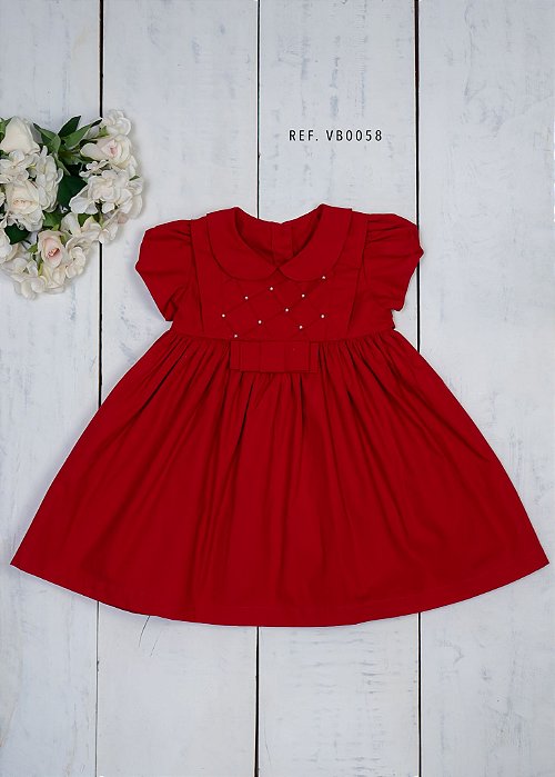 Vestido Bebê Vermelho